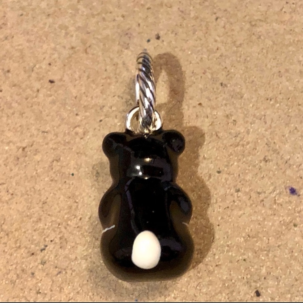 🆕 Brighton Panda bear charm with bamboo Enameled in black & white Retired & rare - Picture 4 of 8
